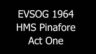 Pinafore 1964