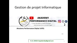 Formation gratuite Gestion de projet Informatique (Vidéo 01)