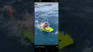Ханна на отдыхе в Сан-Тропе,  сторис от 12.08.2021