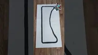 Следование по линии с одним датчиком цвета. Lego SPIKE Prime