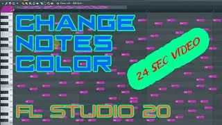 [NOTE COLOR] 🕊️ HOW TO CHANGE COLOUR OF NOTES ~ FL STUDIO 20 💅