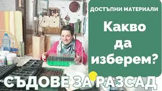 В какво се сее разсад в домашни условия - контейнери, кофички, саксии. Как да се запази влагата.