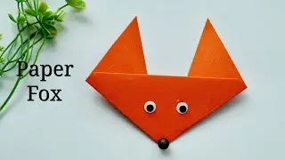 How To Make Paper Fox | Easy Paper Craft | DIY Origami Paper Fox | Diary Of Art