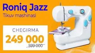 Jazz Tikuv mashinasi 🔥