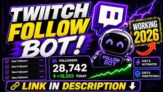 FREE TWITCH FOLLOWERS WORKING 2026 | DISCORD SERVER IN DESCRIPTION