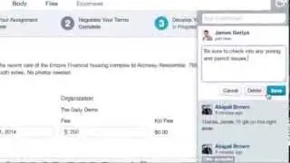 Ebyline Tutorial: Comments