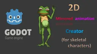 How to invert, revert or migrate animations from one body part to another w-few clicks in GODOT 4.x