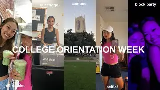 FIRST WEEK ON CAMPUS aka. orientation week 🐅