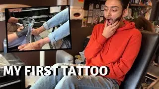 GETTING MY FIRST TATTOO (foot tattoos)