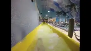 Inuvik Aquatic Centre - Down the slide with a GoPro!