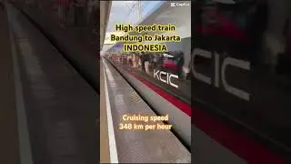 Fast train in Indonesia