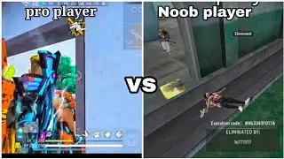 free fire Pro vs noob player | solo vs squad game play funny video 😂😂