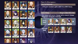 Spiral Abyss Floor 9 (Natlan Update) [9 Stars] | Genshin Impact