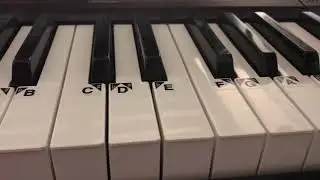 how to play shooting star meme on the piano (EASY)
