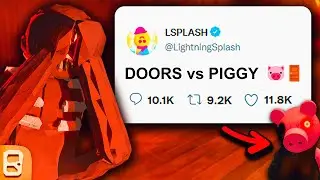 DOORS Roblox EN PROBLEMAS! DOORS VS PIGGY 🚪🐷 I Roblox