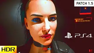 CYBERPUNK 2077 NEW PATCH 1.5 UPDATE - PS4 Slim Gameplay Test & Performance 29