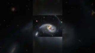 Arp 72: Two Interacting Galaxies  #shorts