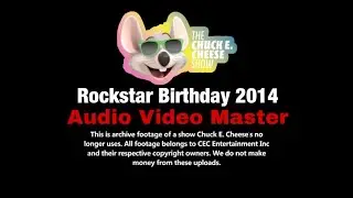 Chuck E. Cheese's Rockstar Birthday 2014