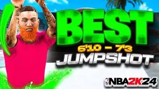 NBA 2K24 Next Gen BEST Jumpshot for 6'10 and Taller! 2K24 Auto GREEN Jumpshots!
