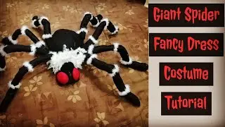 How to make Giant Spider's Fancy Dress Costume/Best Fancy Dress Costume #fancydresscompetition #nima