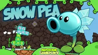 SNOW PEA! (from PLANTS VS ZOMBIES) - Bad Piggies Inventions