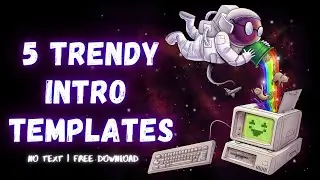 Free Intro Template | No Text | Stars | Space