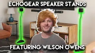 ECHOGEAR Adjustable Height Speaker Stands | FT. Wilson Owens