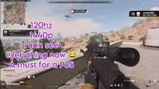 Samsung Odyssey G5 monitor 120hz PS5 - Call of Duty Warzone