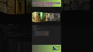 3d Wave Animation | HTML , CSS & |SDSQUAR Solutions 