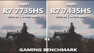 AMD RYZEN 7 7735HS vs 7435HS Gaming Benchmark Test | Lenovo LOQ vs ASUS TUF | RTX 4050 |