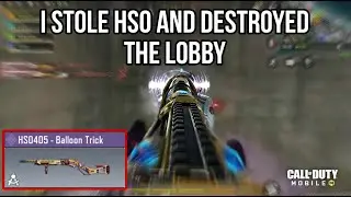I STOLE HS0 AND DESTROYED THE LOBBY FULL GAME PLAY COD MOBILE