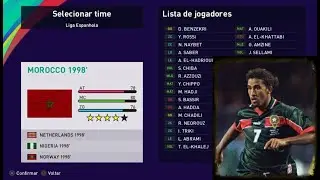 eFootball PES 2021 MOROCCO 1998 - World Cup 1998 - Classic Teams - Super Patch (PS4/PS5)