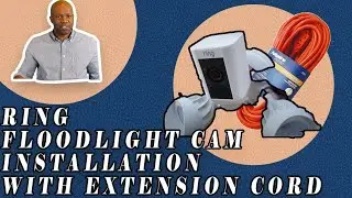 Ring Floodlight Cam Installation with Extension Cord (DISCLAIMER: USE AN ELECTRICIAN)