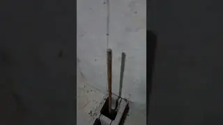 Laying First Block Wall Course Masonry work