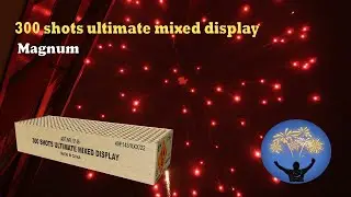 300 shots ultimate mixed display | Met 4" en 5" afsluiter van de buren | Magnum