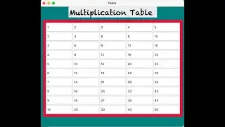 09-Creating Tables Using Tkinter | Tabular data in python Tkinter | dispaly data in row and columns