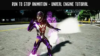 AAA Run to Stop Animation | Unreal Engine Tutorial
