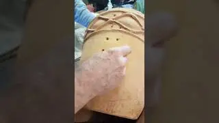 Neolithic Grooved Ware Pottery Repair: stitching a crack