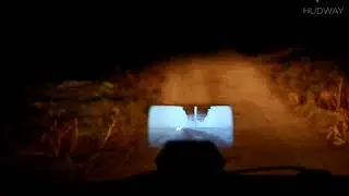 Night driving never been so safer - HUDWAY Night vision Set