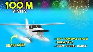 ОБЗОР ОБНОВЛЕНИЯ И НОВЫЙ КОД В Airport Tycoon(роблокс)