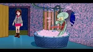 Pokemon trainer visits Squidward's house