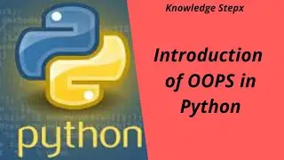 Introduction of Object-oriented programming (oops) in python