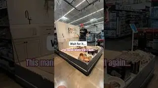 This maniac lunatic is running around Wal-Mart again! #shorts #comedy