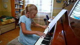 Ярослава Лемешкина, 7 лет. Произведение за три урока. М.П.Зив, 