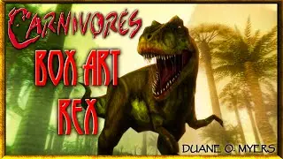 Box art T. Rex addon for Carnivores