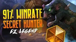 91% Winrate to Legend with Secret Hunter | Hearthstone | Dekkster