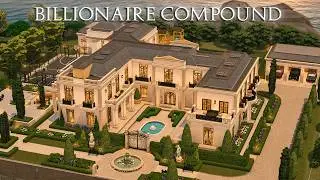 Luxury Billionaire Family Mansion | Sims 4 Speed Build & Tour | NO CC
