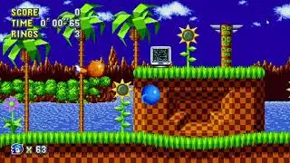 Green Hill zone act 1 under 1 minute