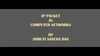 Compressed video on  IP Packet || Computer Networks