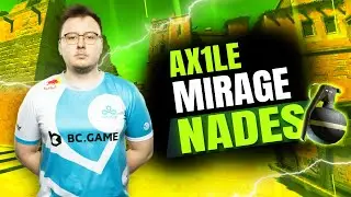 Mirage Nades CS2 - Ax1Le POV vs Heroic | BLAST Premier Spring Groups 2024